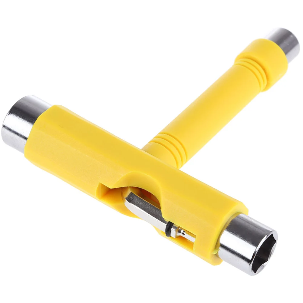 

New Multifunction Skate T-Tool Mini Tool Roller Skate Scooter Skateboard Tools L-Type Phillips Head Spanner Screwdriver Tool