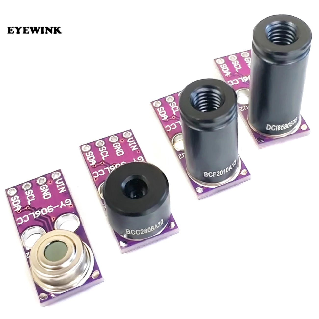 Модуль датчика температуры Бесконтактный совместимый с MLX90614 функцией 4x16