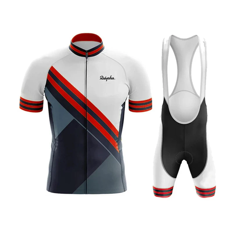 

2021new Ralvpha pro Ropa Ciclismo Jersey Bib Shorts Set Mountain Bike Set Bike Tights Triathlon cycling clothing bike uniform