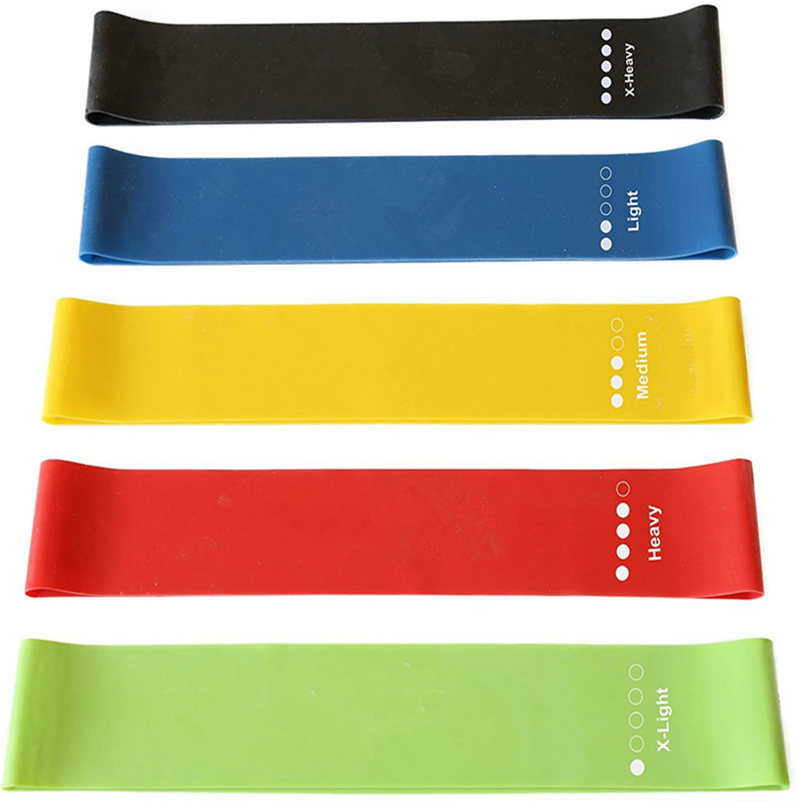 

2021 5PCS Resistance Band Gym Rubber Yoga Workout Sport Weerstand Elastic Band Training Expander Fitness Gym Tape Equipment