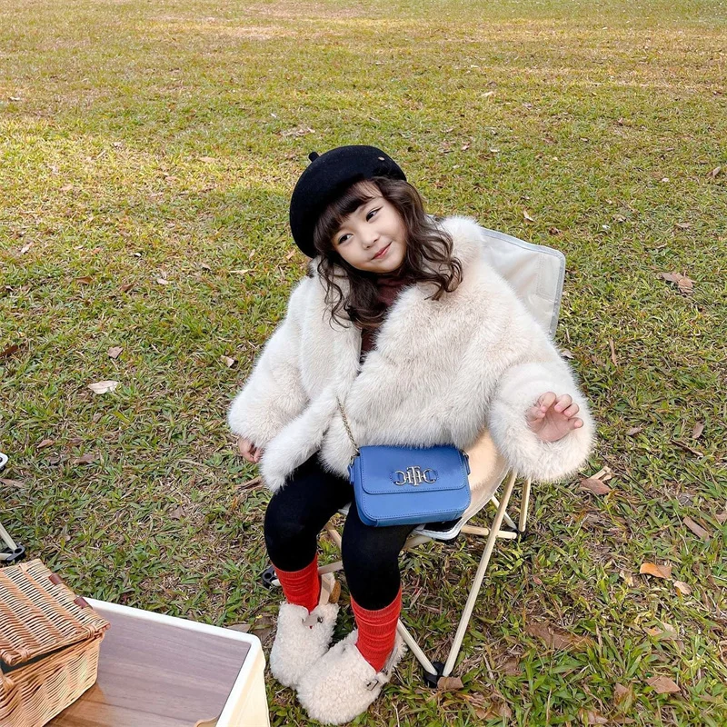 

Girls Baby's Kids Coat Jacket Outwear 2022 Hairy Thicken Spring Autumn Cotton Sport Overcoat Teenagers Tracksuit Sport Children'