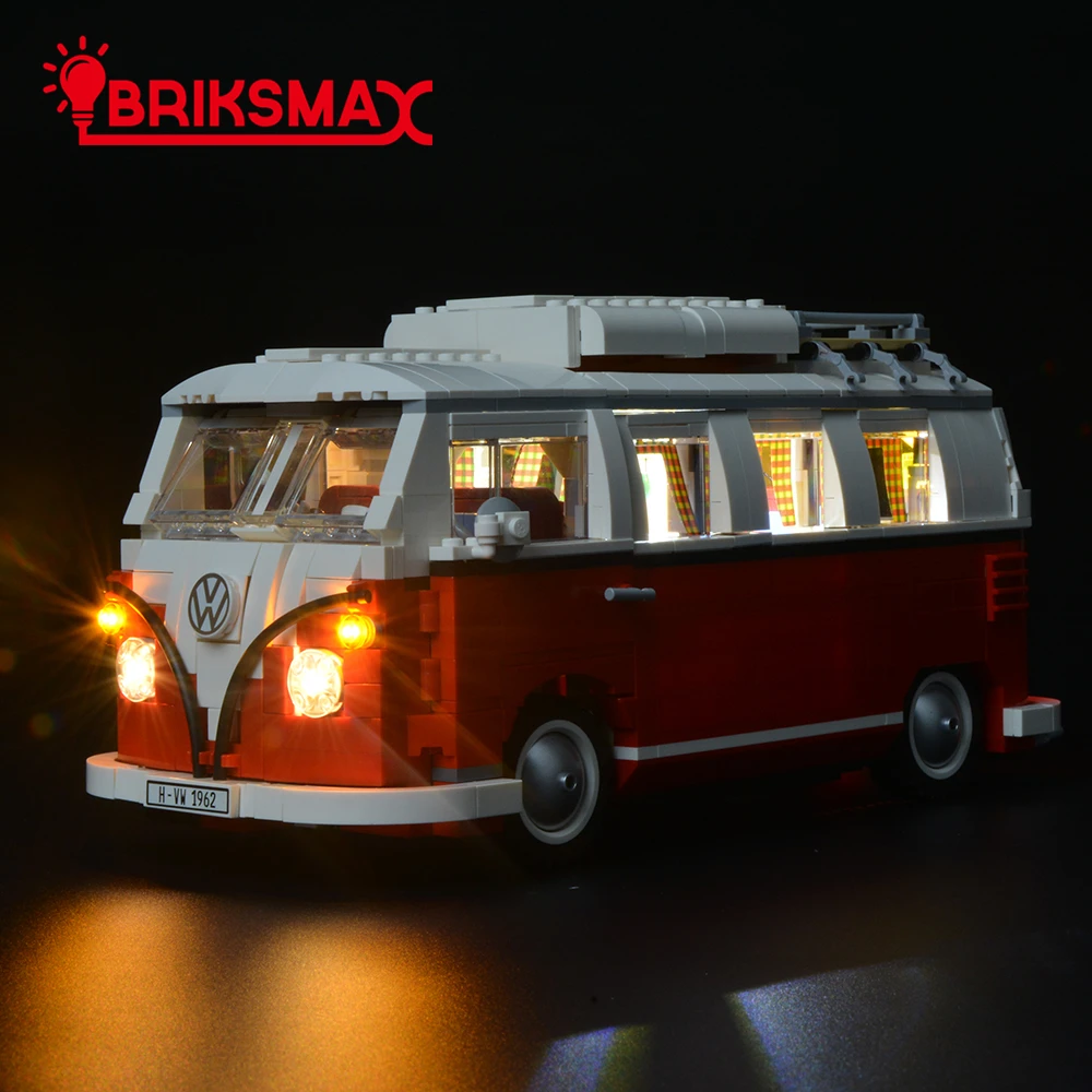 BriksMax светодиодный светильник для VOLKSWAGEN T1 Camper Van строительные блоки модель светильник комплект совместим с 10220