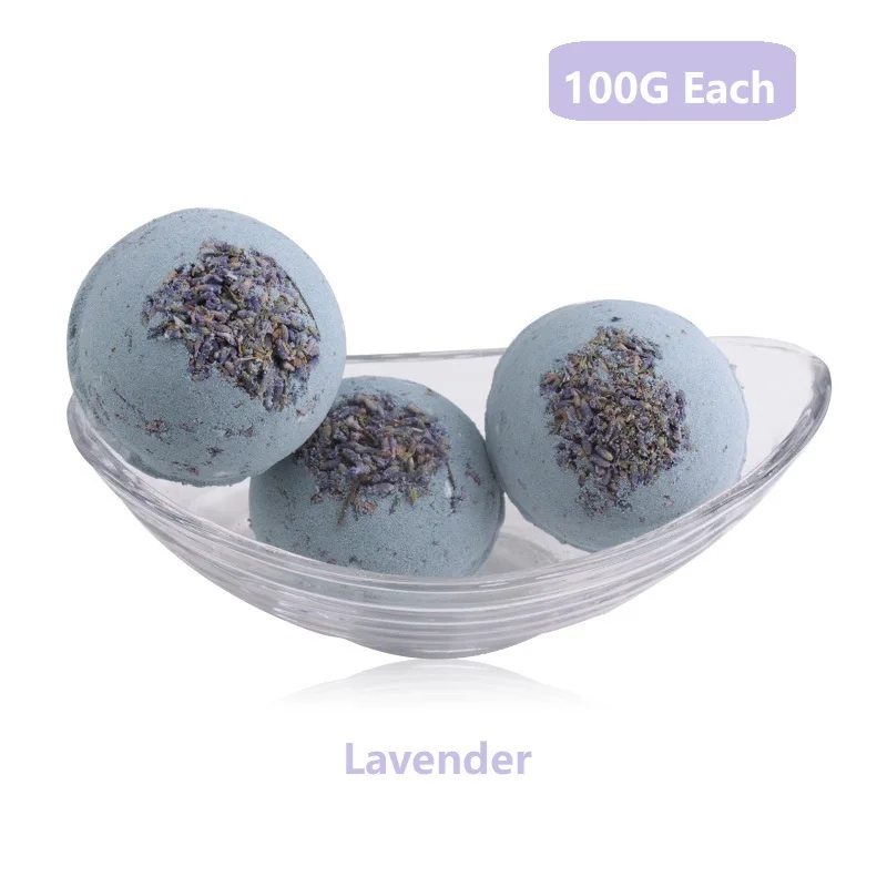 6 ароматов/набор 100 г Бомбочки для ванны купания пузырьки глубоководной соляные