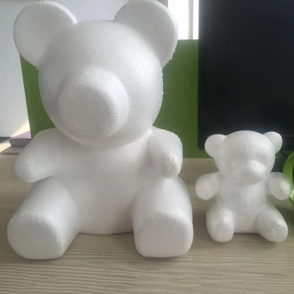 Креативное моделирование медведя из пенопласта сделай сам творчество День