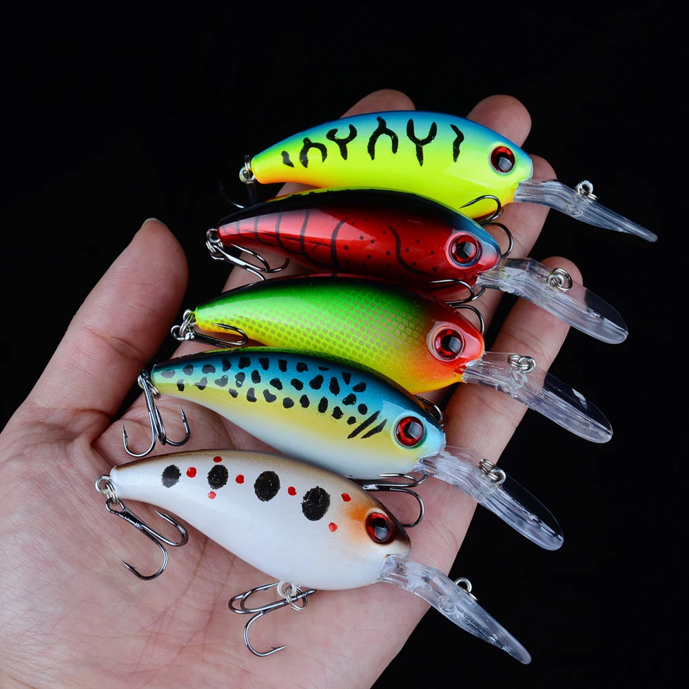 

1Pcs Crank Fishing Lure Bait Wobbler 14g 10cm Minnow Isca Artificial Lures Crankbait Leurre de Bass Pike Trolling Pesca Tackle