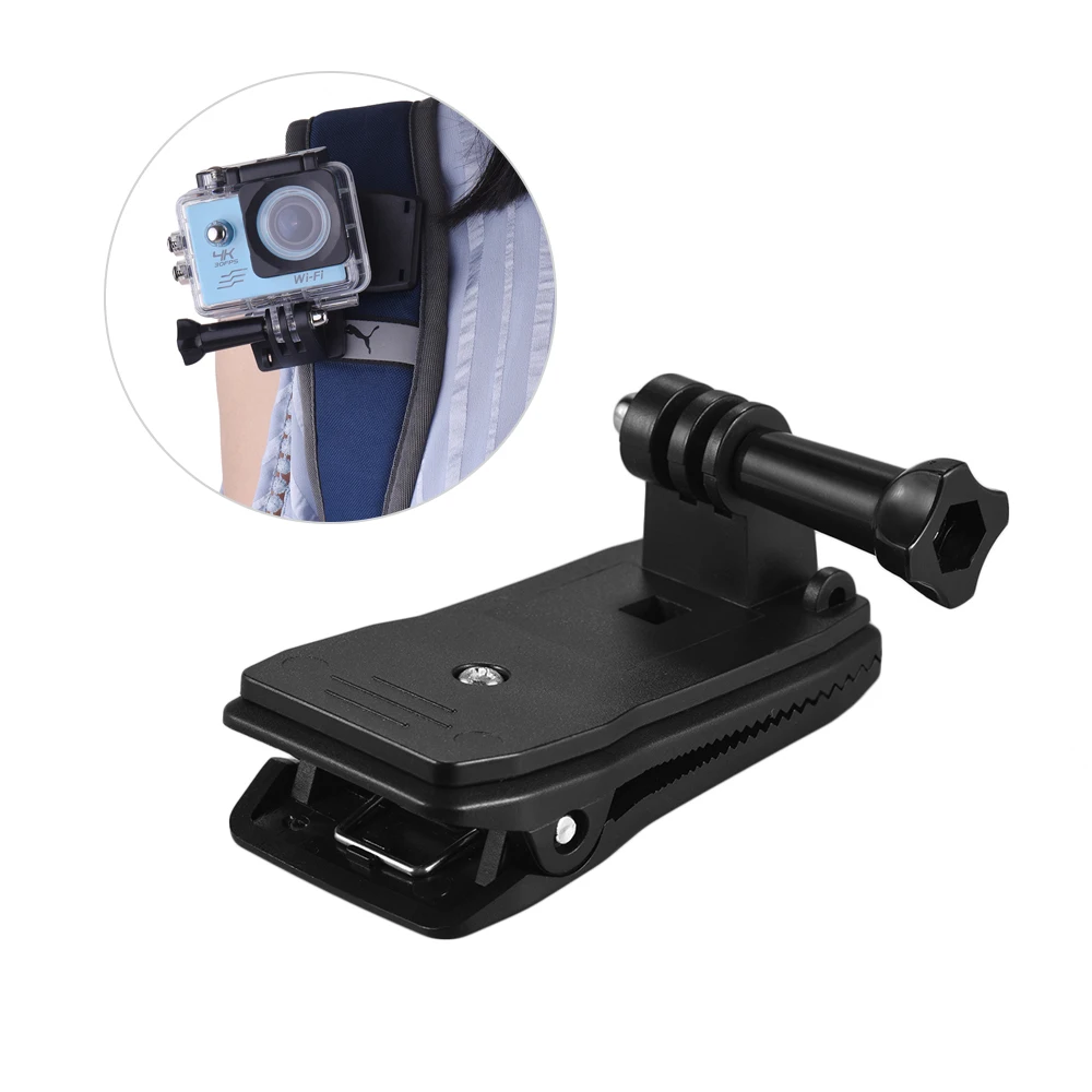Ремень для рюкзака зажим крышки поворотный на 360 градусов GoPro Hero 6/5/4/3 Xiaomi Yi Lite 4K +