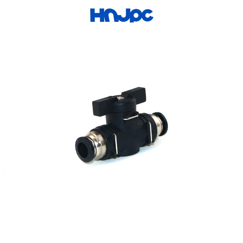 

BUC-4/6/8/10/12mm HVFF-6/8/10/12mm Pneumatic Fittings Push In Quick Joint Connector Hand Valve To Turn Switch Manual Ball Valve