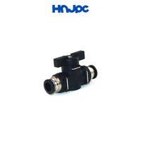 buc 4681012mm hvff 681012mm pneumatic fittings push in quick joint connector hand valve to turn switch manual ball valve