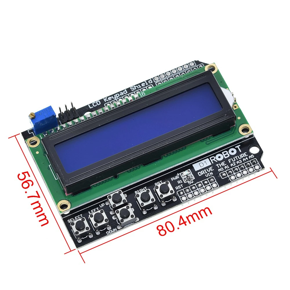 TZT lcd клавиатура Щит lcd 1602 lcd 1602 Модуль дисплей для Arduino ATMEGA328 ATMEGA2560 raspberry pi UNO синий экран