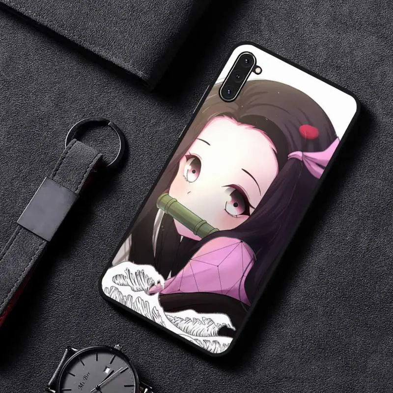 

Anime Manga Demon Slayer Phone Case For Samsung galaxy A S note 6 7 8 9 10 20 30 50 51 70 edge plus lite