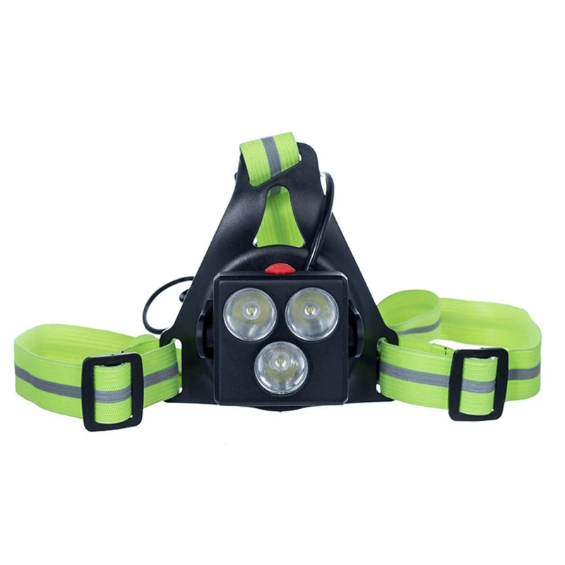 Перезаряжаемые регулируемый нагрудный бег светодиодный светильник зауженные