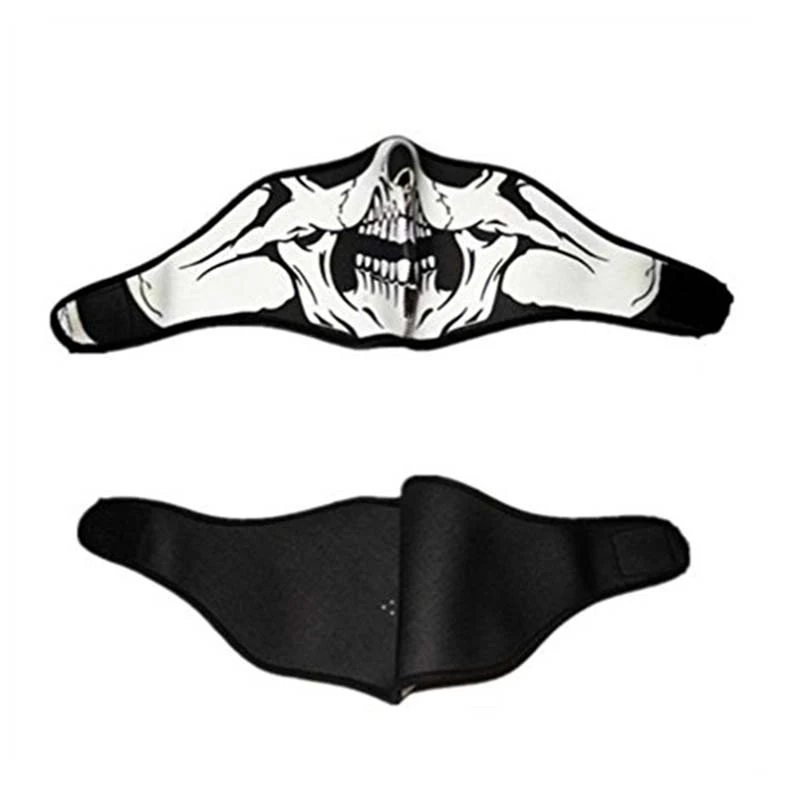 Открытый Велоспорт Мотоцикл зуб неопрена Призрак Балаклава с рисунком черепа