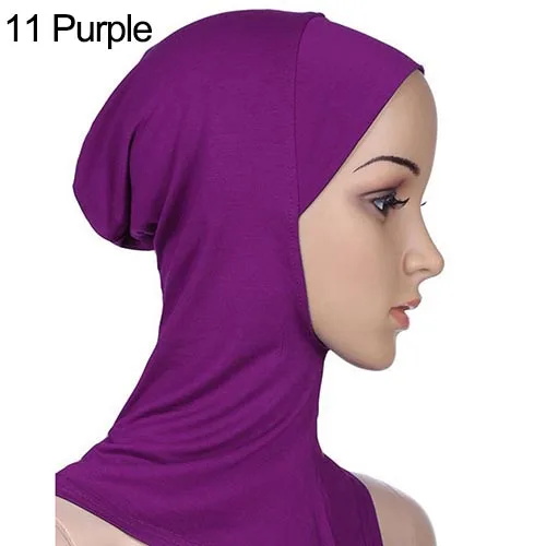 

Soft Muslim Full Cover Inner Hijab Cap Islamic Underscarf Neck Head Bonnet Hat Shawl Islam Scarf Inner Headband Bonnet New