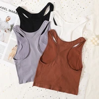 women tank top beauty back bralette sports tops female lingerie seamless underwear cami fashion camisole summer sexy cropped top