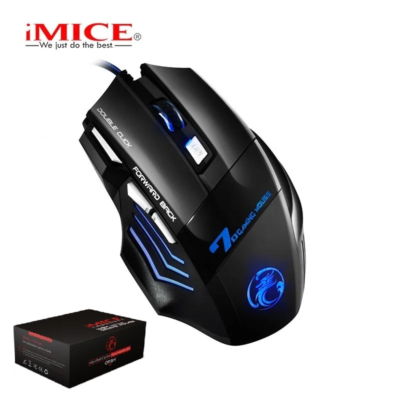 Игровая клавиатура RGB с подсветкой 2400DPI звуковая игровая мышь набор русская