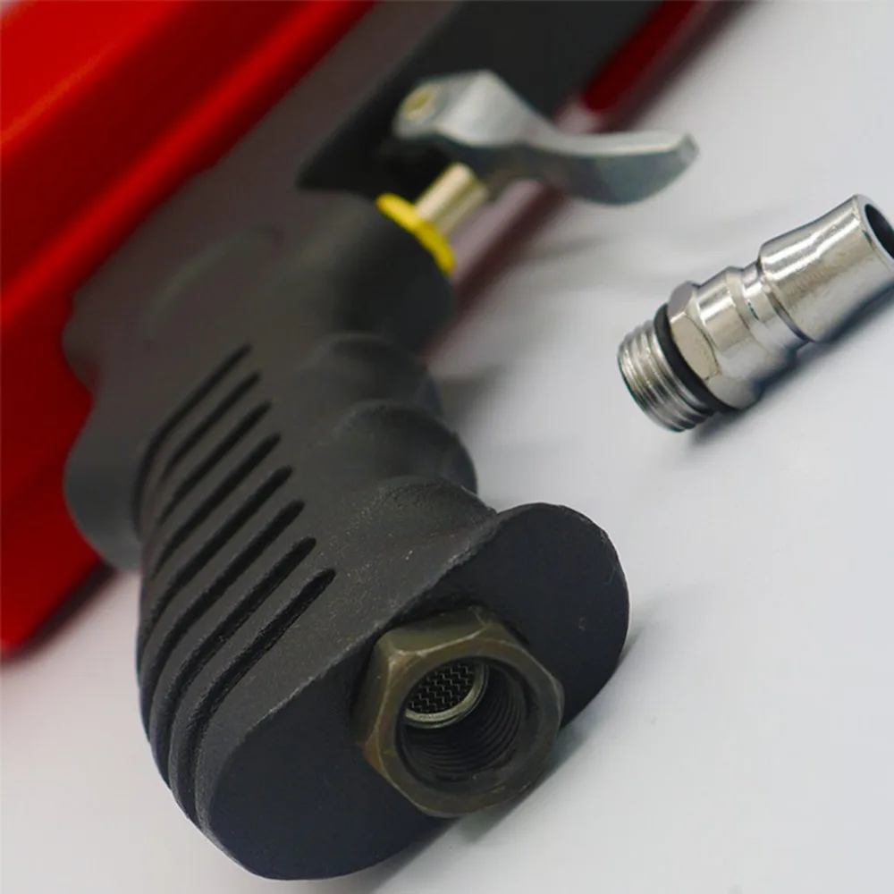 90PSI гравитационный Пескоструйный пистолет пневматический небольшой Пескоструйный Аппарат Регулируемый набор устройств для ржавчины