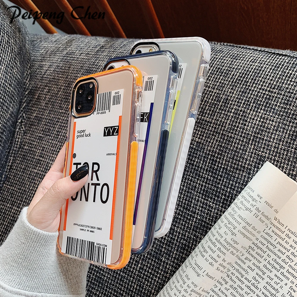 Чехол для телефона с узором iPhone 11 X S XR XS Max 8 7 Plus Защитная крышка чистого воздушного