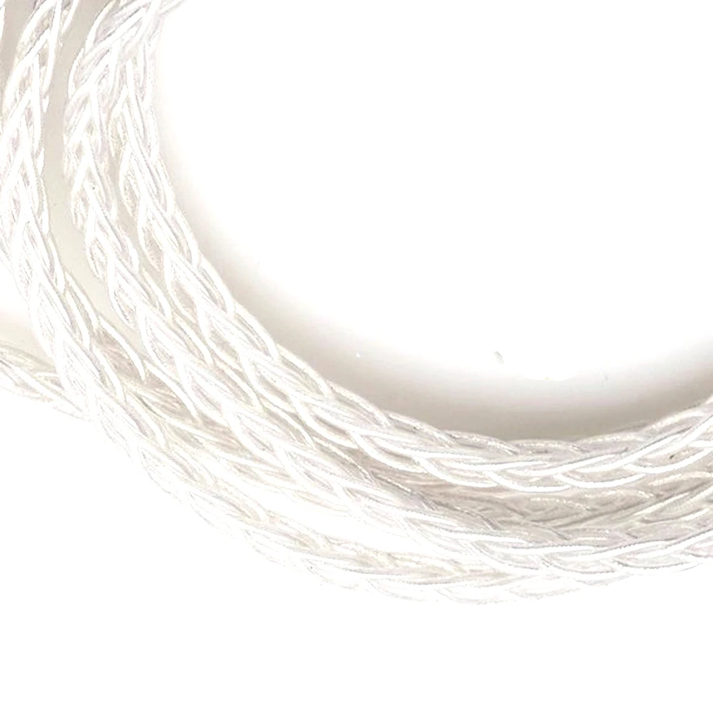 Hi-Fi посеребренный 4 мм сбалансированный аудиокабель 2 RCA баллакированный