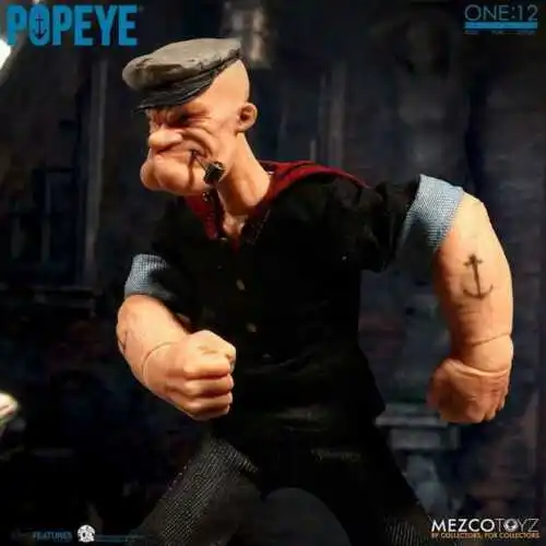 1/12 Mezco Toyz Popeye One:12 коллектив человек моряк фигурка модель игрушки|Игровые фигурки