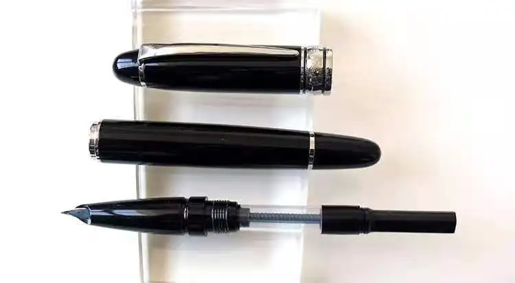 

Wing Sung 666 Fountain Pen Metal Ink Pen Mini Fude Nib Converter Filler Business Stationery Office school Writing Gift