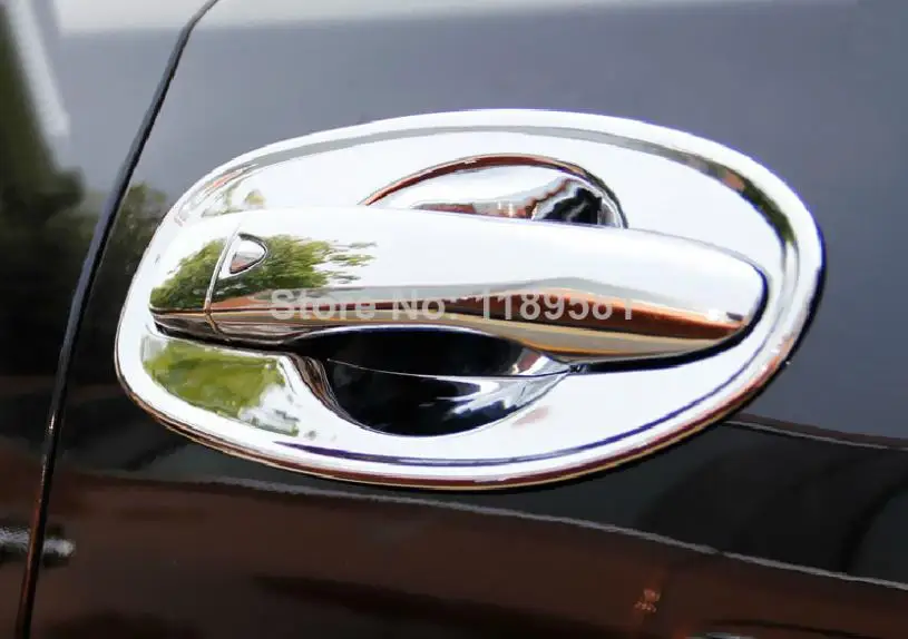 

For Nissan X-Trail Rogue 2014 2015 2016 ABS Chrome Door Handle Bowl Cover Cup Trim Molding Garnish