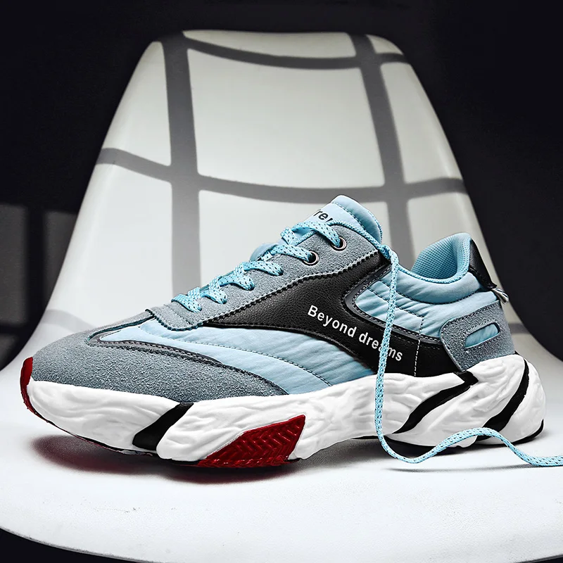 

Korean Men Trendy Sneaker Fashion All-match Casual Men's Shoes Outdoor Light 2021 Men's Walking Sneakers Big Size Luminous