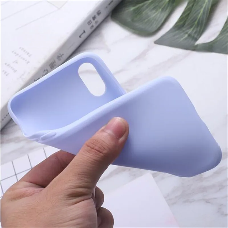 Ультра тонкий чехол для телефона iPhone 7/8 XR MAX силиконовый 7plus/8plus 5G/5S/5se защитная