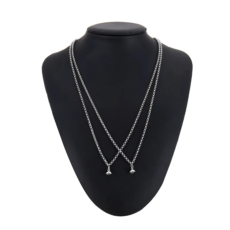 Комплект из 2 предметов ожерелье с подвесками для пары цепочка магнитной