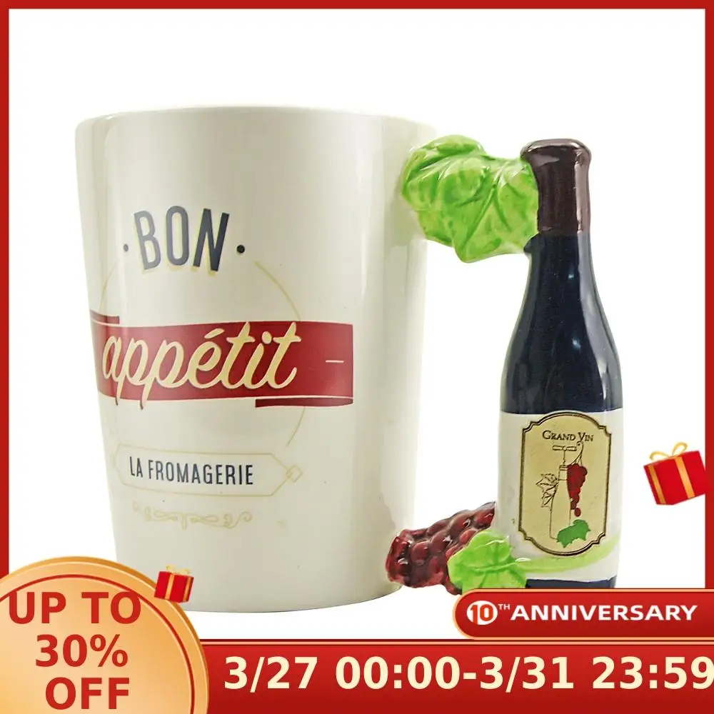 1 шт. бутылка для вина с ручкой чашка пива чая керамическая посуда|tea cup|beer mugcup ceramic |