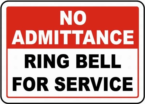

No Admittance Retro tin sign nostalgic ornament metal poster garage art deco bar cafe shop