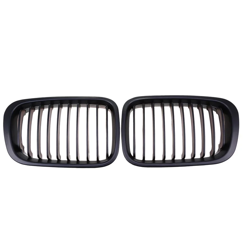 

POSSBAY Car Grilles Front Center Hood Grille Racing Grills for BMW 3-Series E46 Touring 320td/323i/325i 1998-2001 Pre-facelift