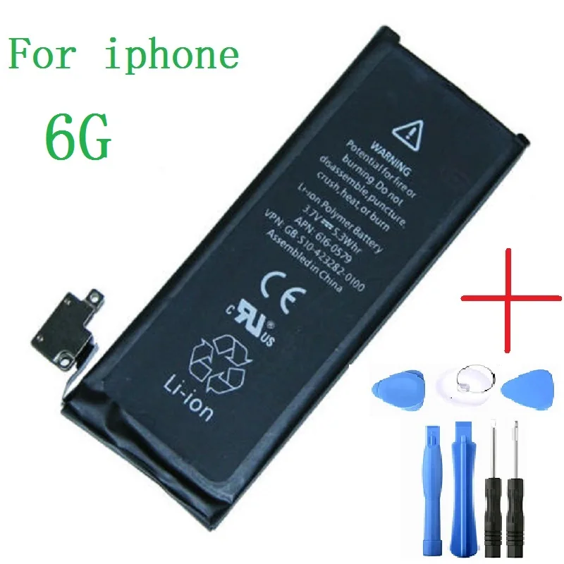 Сменный литий-ионный аккумулятор 1810 мА · ч для Apple iPhone 6 6G гибкий кабель +