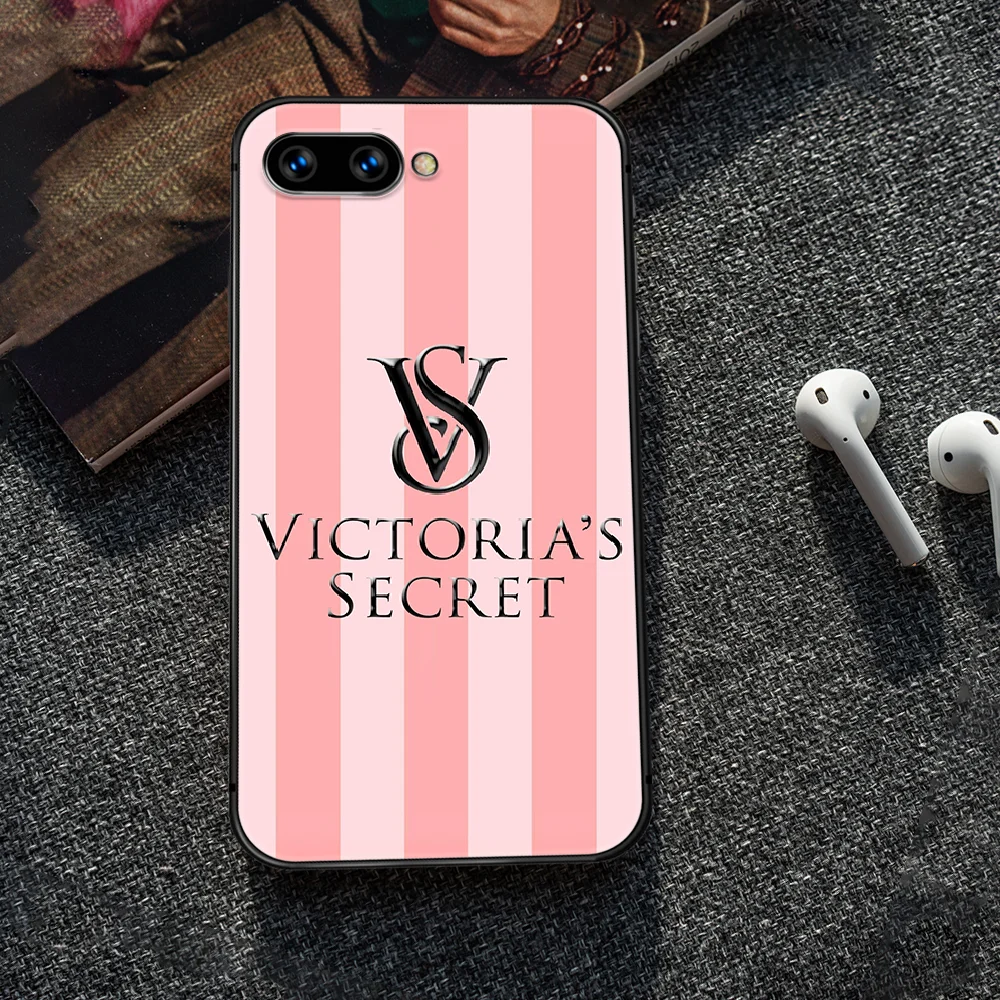 

Victoria VS love Pink Phone Case Cover Hull For HUAWEI honor 7a 8 8s 8a 8x 9 9x 10 20 i Lite Pro black Cover 3D Waterproof