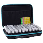 Новинка! 60 бутылки камни в форме ромба DIY коробка для алмазной живописи Контейнер Для Хранения Чехол держатель мешка руки и узором молния противоударный Прочный