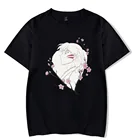 Inuyasha горячая аниме футболка короткий рукав с круглым вырезом Повседневное Uniex