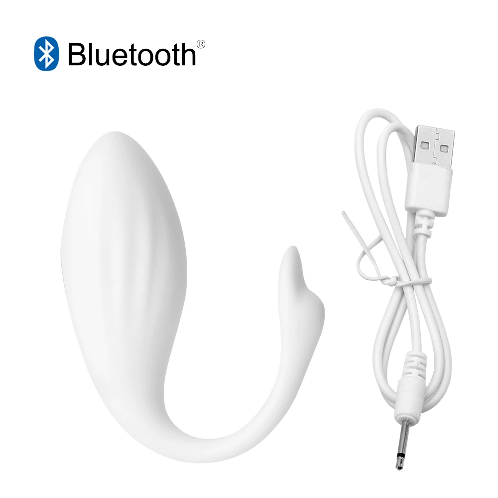Вибратор в форме лебедя для стимуляции клитора совместимый с Bluetooth беспроводной