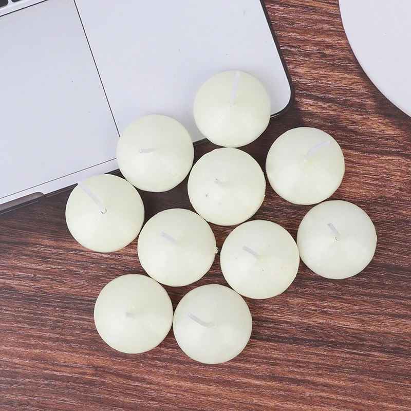 10 шт. романтические круглые водные плавающие свечи Свадебные товары для