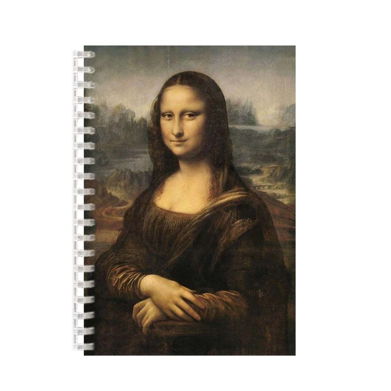 

Leonardo da Vinci Code A5 Notebook Coil Spiral Binder Diary Mona Lisa Smile The Last Supper Diamond Painting Travel Journal