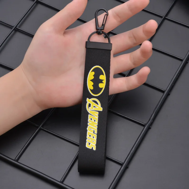 Marvel супергерой Мстители шаблон DIY лента брелок группы для женщин сумка