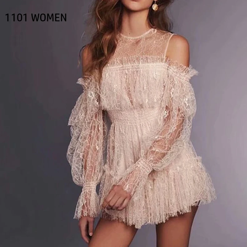 ZA Новое весеннее женское бежевое шифоновое платье с открытыми плечами и длинным