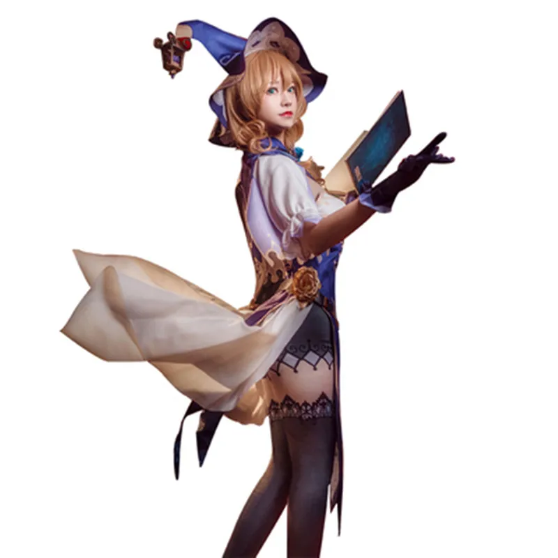 

GENSHIN IMPACT LISA Cos Costume Mond Librarian LISA Magician Cosplay Costume Female, Complete Accessories