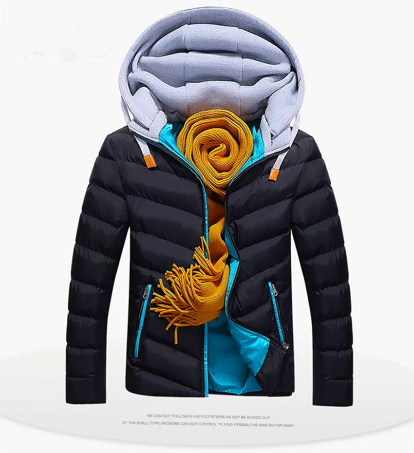 Зима 2019 уличная теплая Толстая куртка с капюшоном мужские парки новая мужская