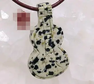Украшение в виде гитары из натурального камня кулон для мужчин и женщин |