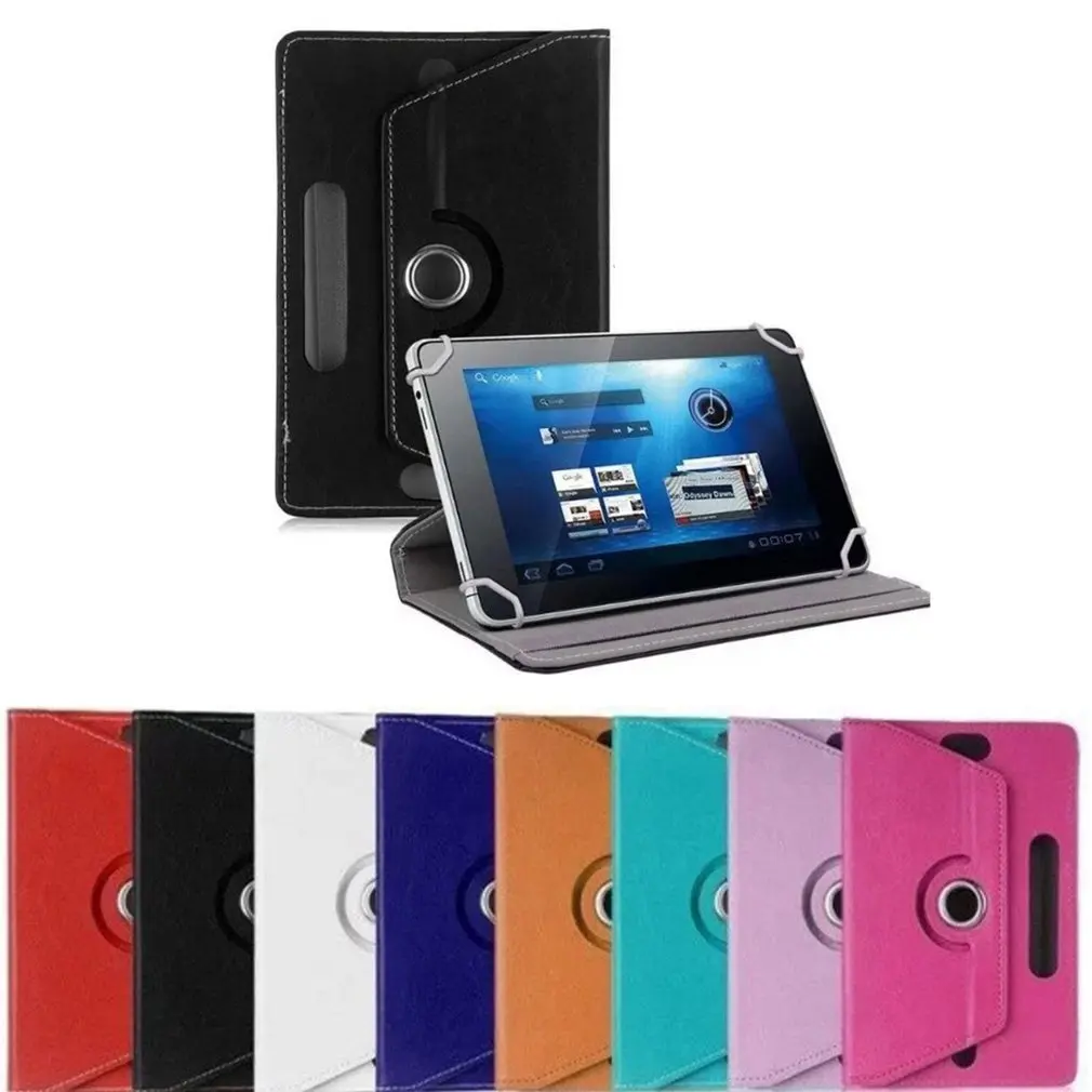 

7 inch 8 inch 9 inch 10 inch flat case crystal pattern universal protective case tablet universal leather case