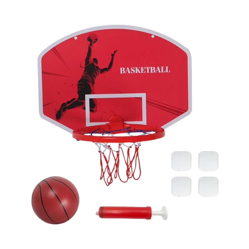 

Комнатный Мини-Баскетбольный обруч над дверью, Настенный комплект баскетбольных обручей, семейный набор для детей и взрослых 24BD
