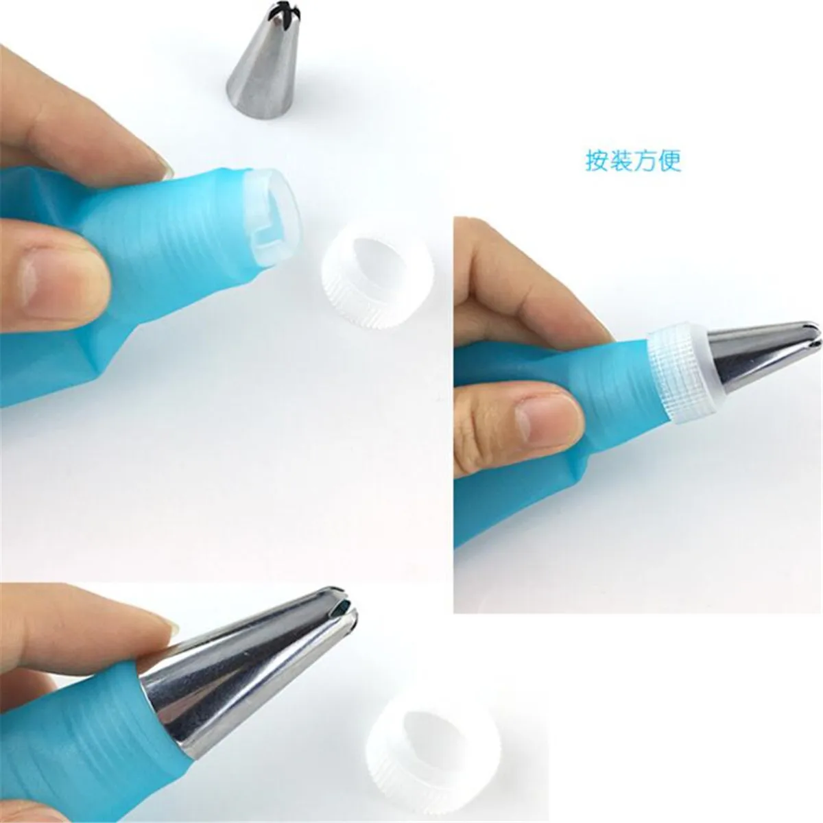 Кондитерский мешок с насадками. Фиксатор для кондитерского мешка. Переходник для кондитерских насадок. Украшение торта кремом из кондитерского мешка. Как надеть кондитерскую насадку.