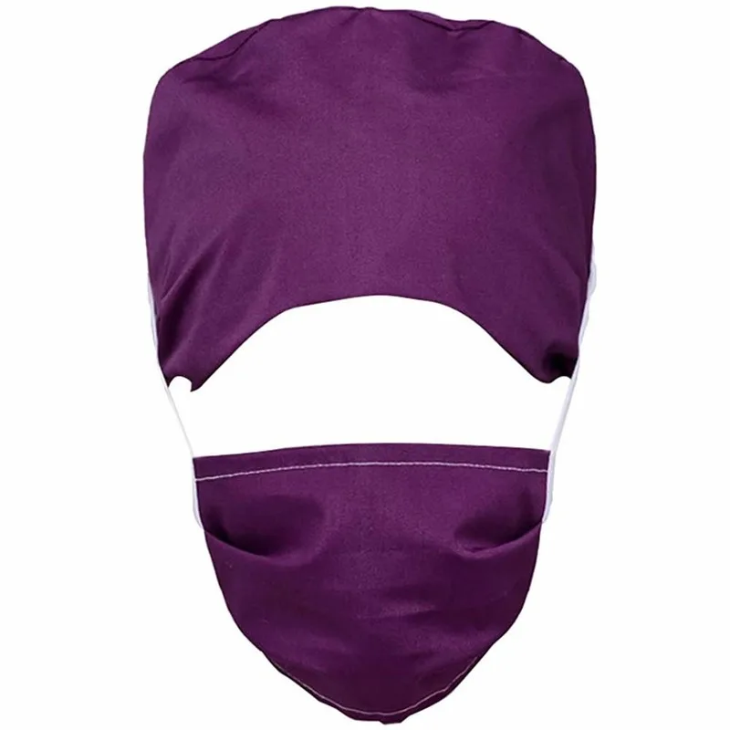 Унисекс скрабы крышки Лица Наборы Хлопок Sweatband кормящих рабочих шапки салон