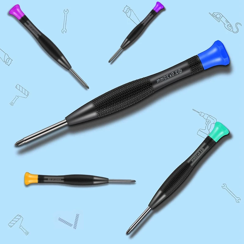 Набор прецизионных магнитных отверток с плоской головкой/звездой 24 шт. отвертки