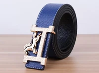 new designer luxury h brand male belts fashion high quality male women jeans belt metal smooth buckle leisure waist belts