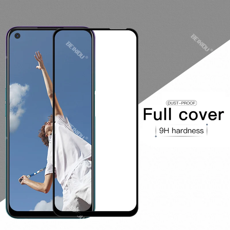 Новое 9D закаленное стекло для Oppo A72 полное покрытие защита экрана стеклянная